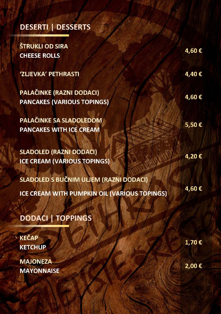Deserti i dodaci